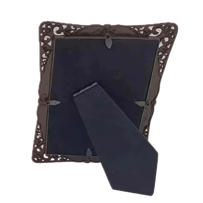Opulent Art Nouveau Style Photo Frame with Green Accents