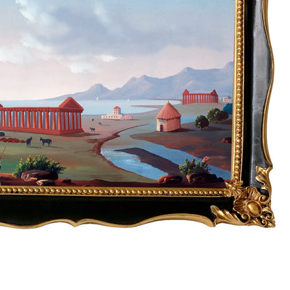 Baroque in Black and Gold Frame