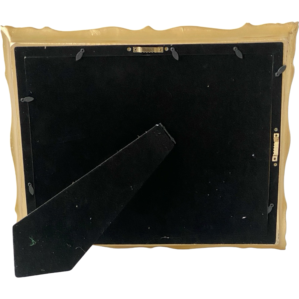 Baroque in Black and Gold Frame