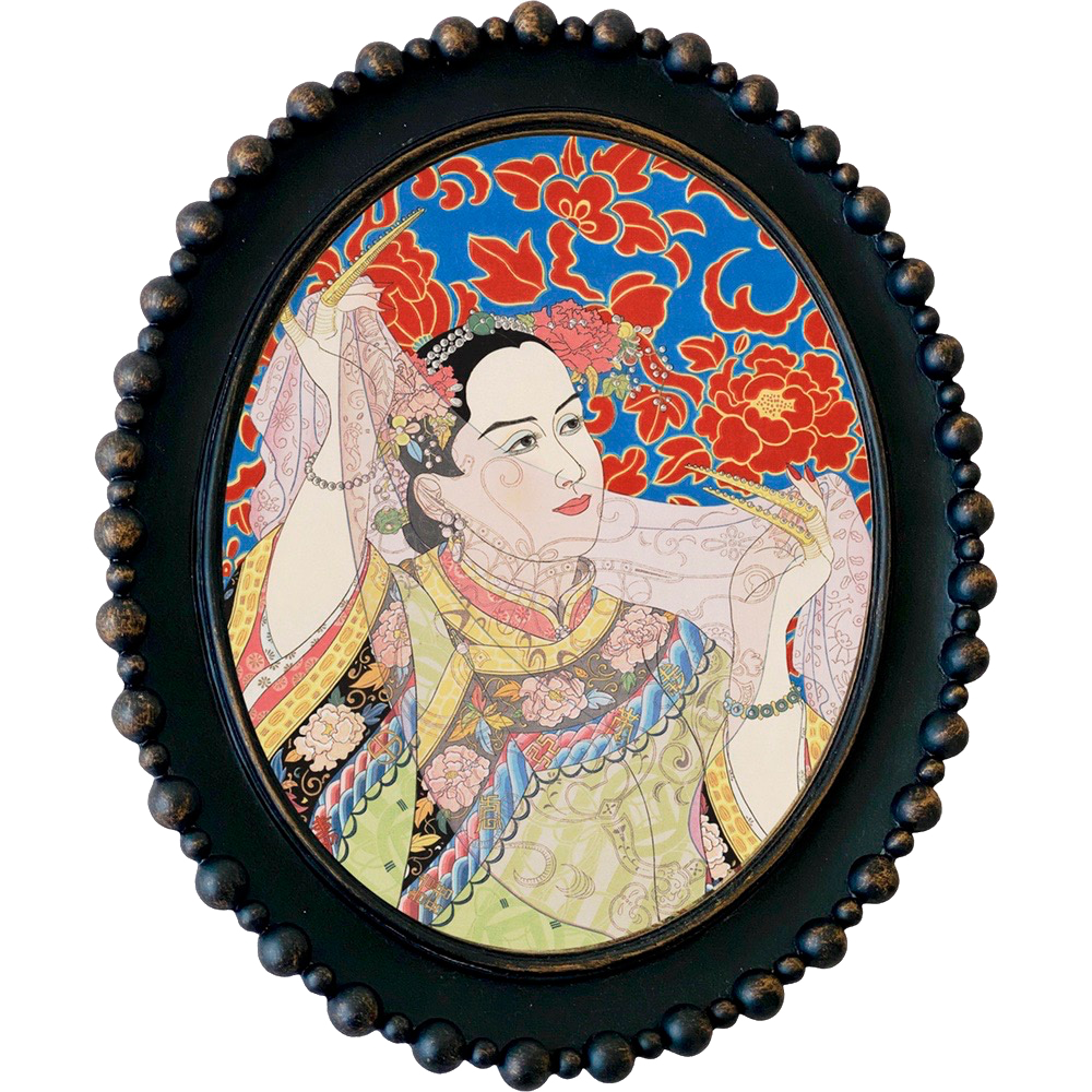 Ebony Beaded Frame