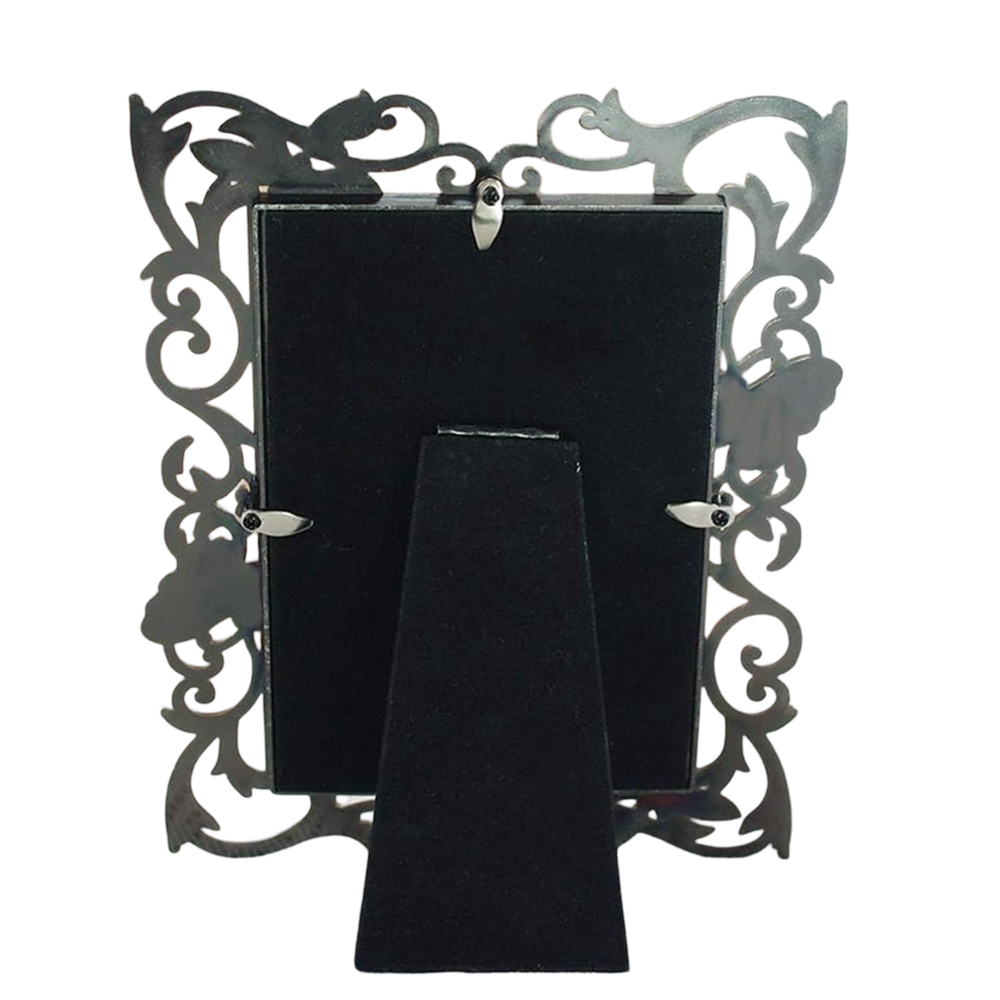 Elegance in Bloom: Art Nouveau Butterfly Frame