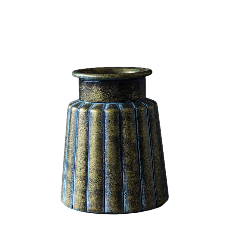 Chinese Literary Antique Glass Vase