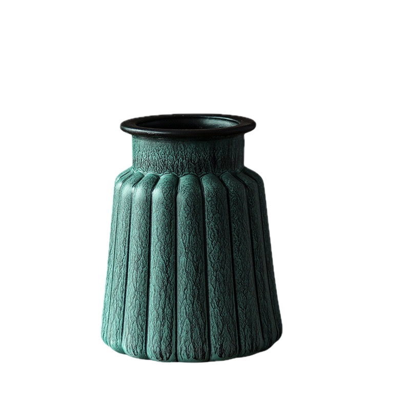 Chinese Literary Antique Glass Vase
