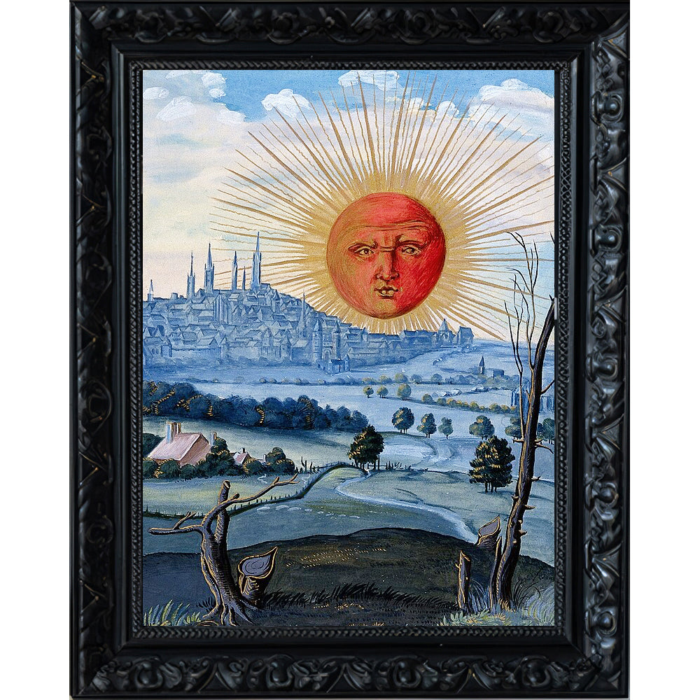 Gothic Black Carved Frames