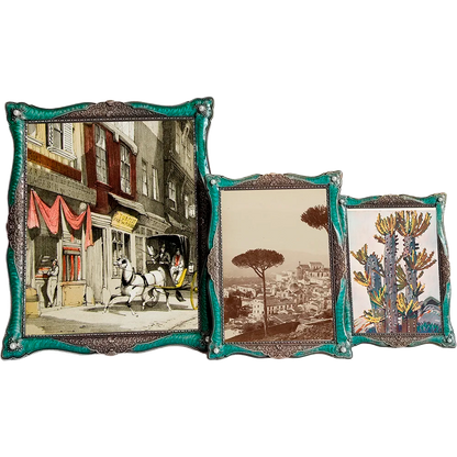 Antique Jade Green Revival Frame