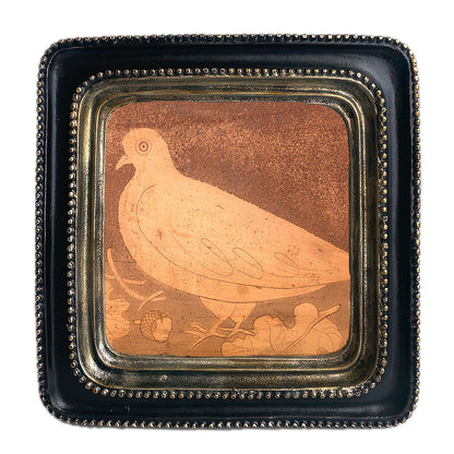 Midnight Noir & Gilded Bead Square Frame