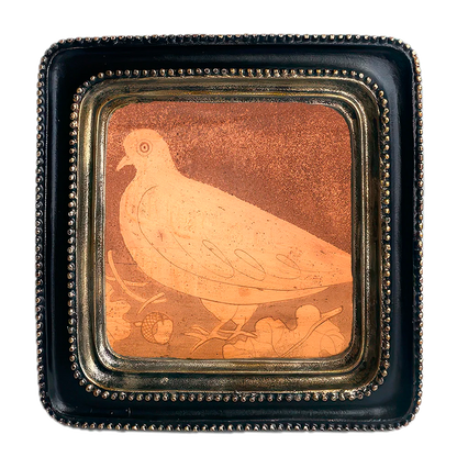 Midnight Noir & Gilded Bead Square Frame