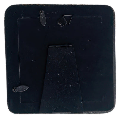 Midnight Noir & Gilded Bead Square Frame