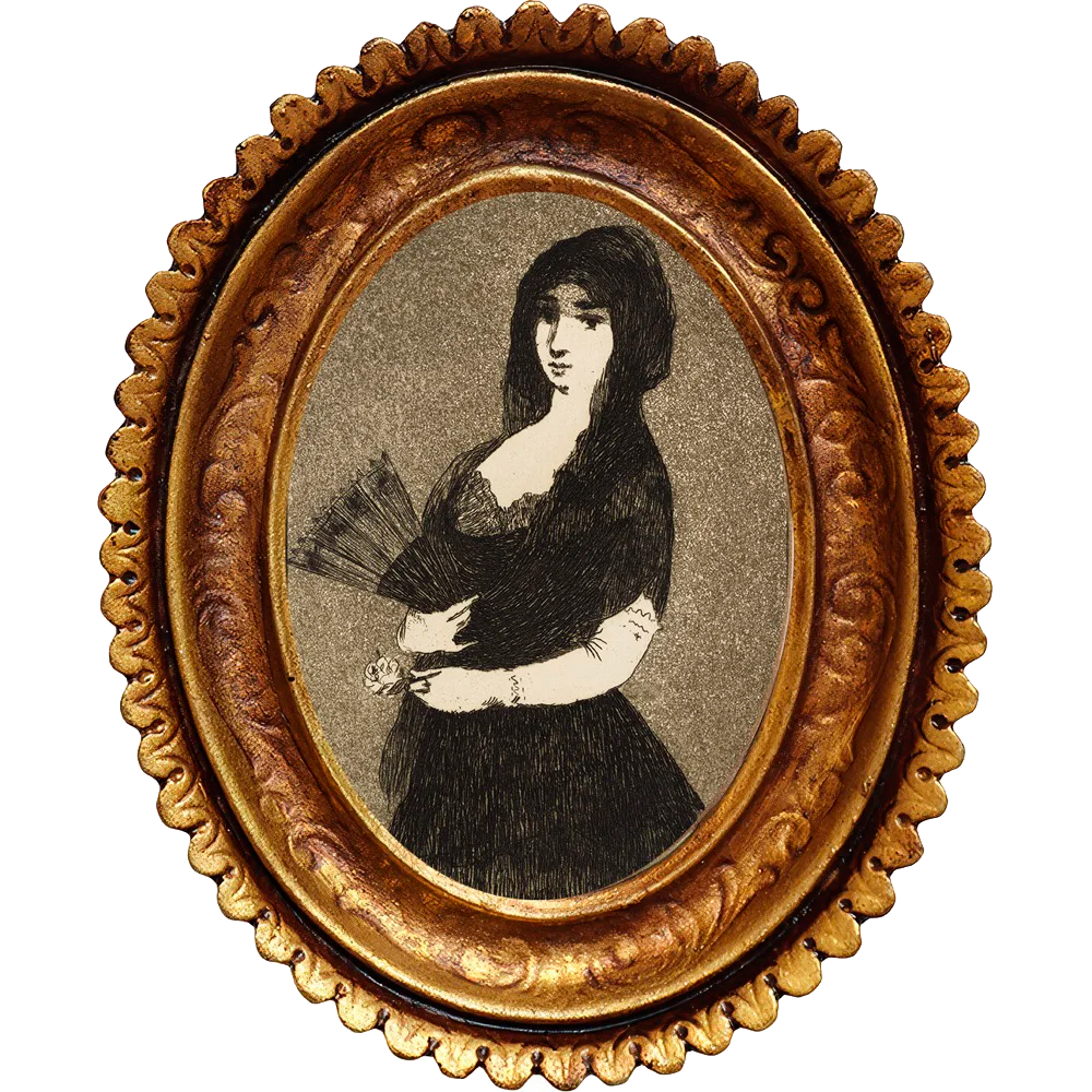Ornate Gilt Frame in Rococo Revival Style