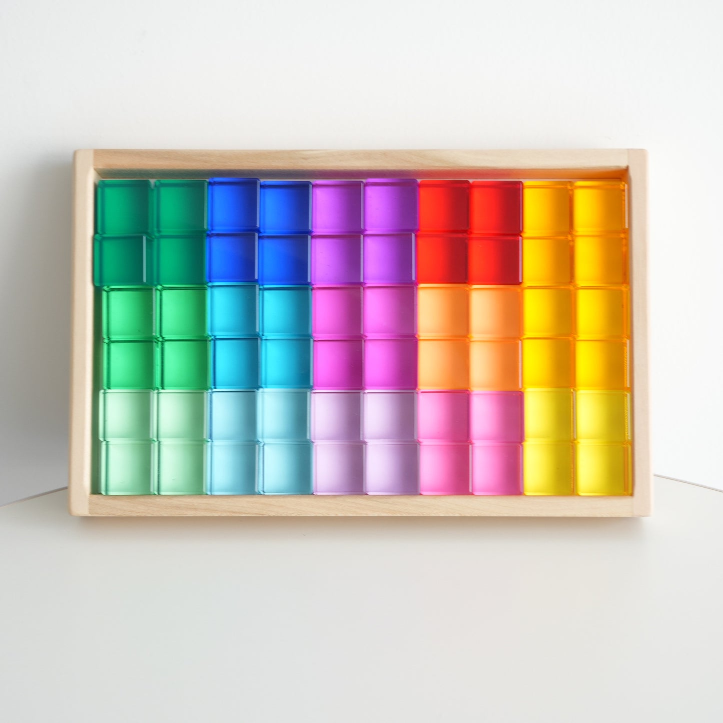 lucite cubes